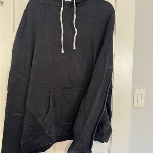 All Saints Black Men’s Pullover Hoodie
